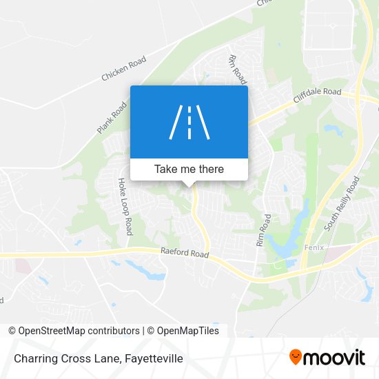 Charring Cross Lane map