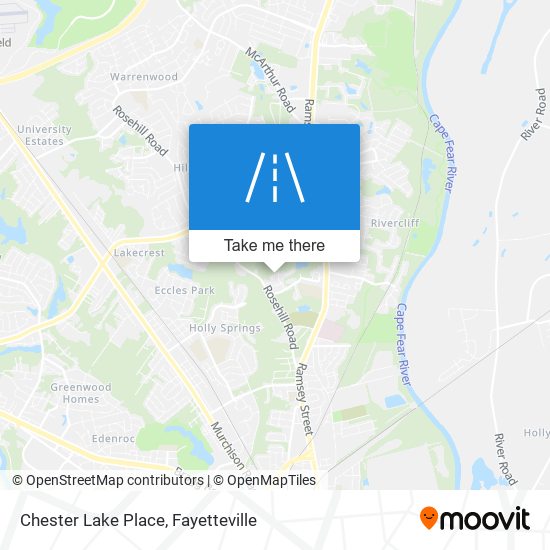 Mapa de Chester Lake Place