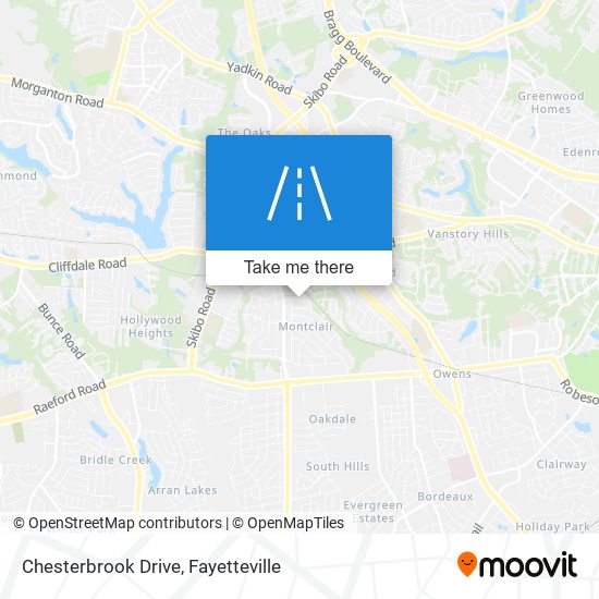 Mapa de Chesterbrook Drive