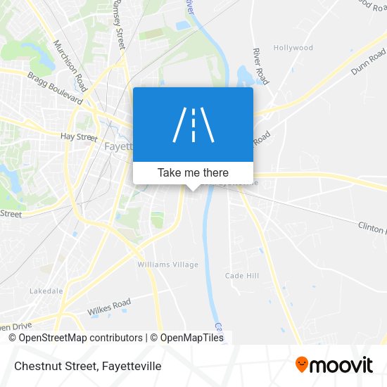 Mapa de Chestnut Street