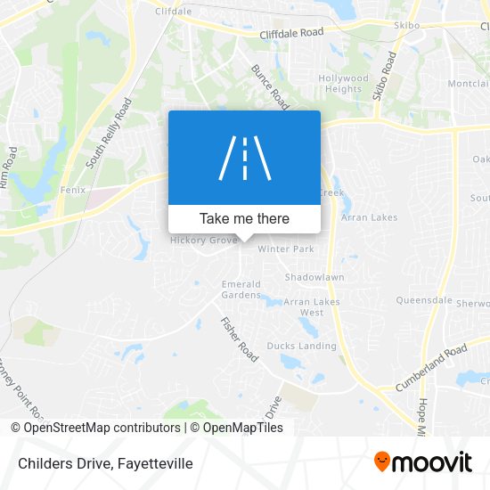 Childers Drive map