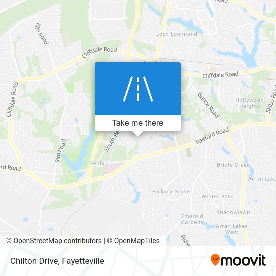 Mapa de Chilton Drive