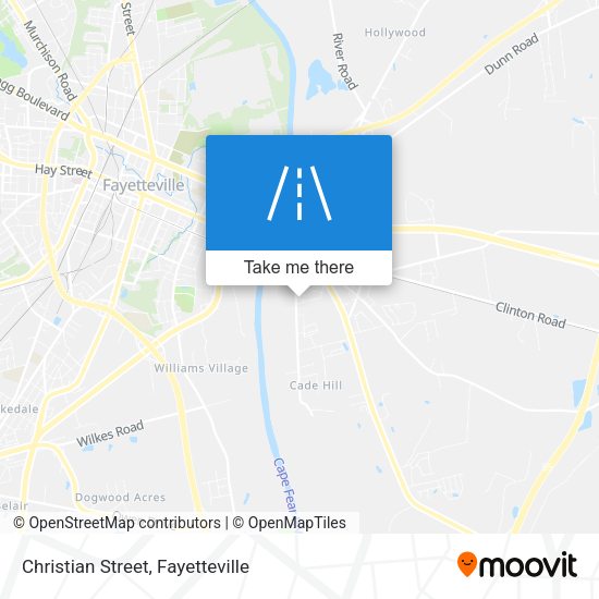 Christian Street map