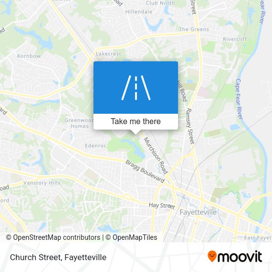 Mapa de Church Street