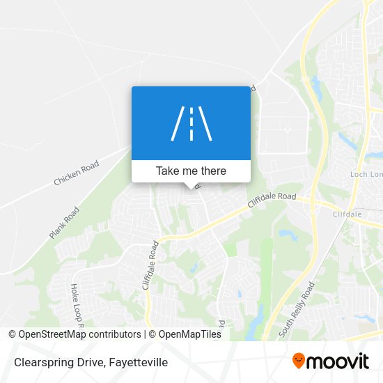 Mapa de Clearspring Drive