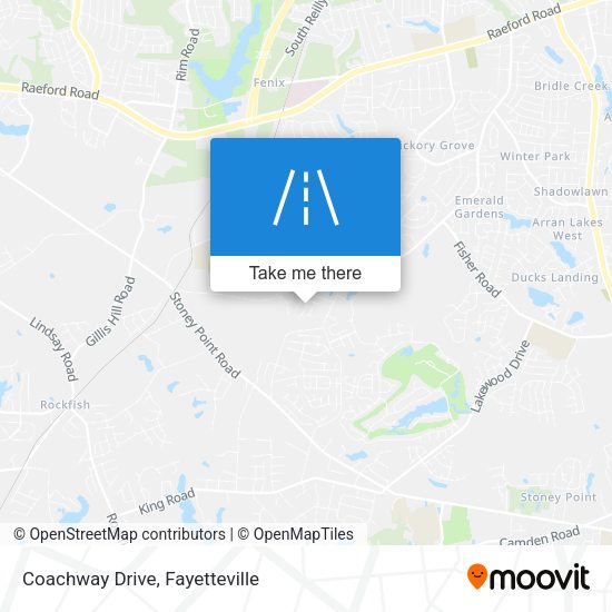 Mapa de Coachway Drive