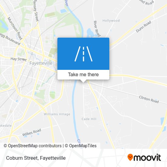 Mapa de Coburn Street