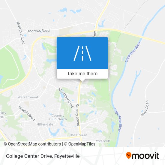 College Center Drive map