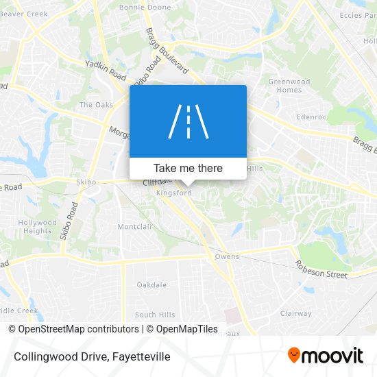 Collingwood Drive map