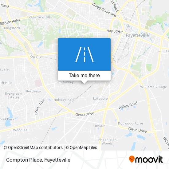 Mapa de Compton Place