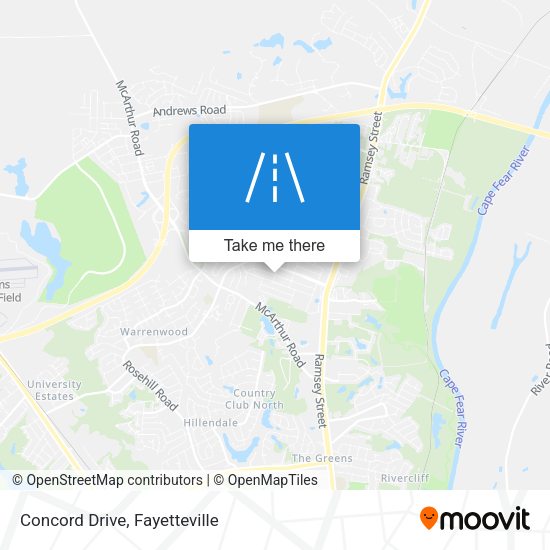 Mapa de Concord Drive