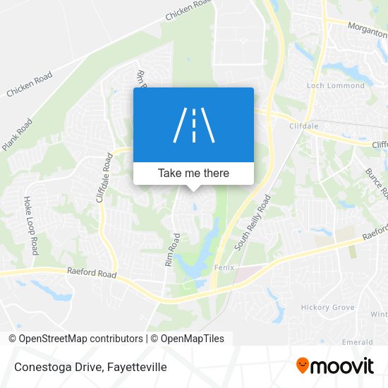 Conestoga Drive map