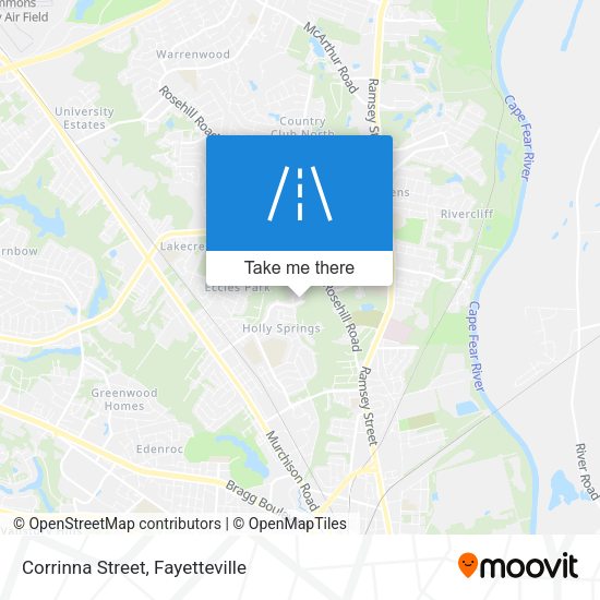 Mapa de Corrinna Street