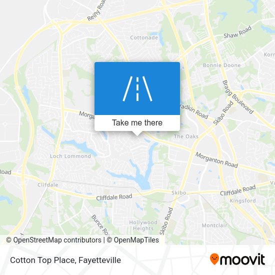 Cotton Top Place map