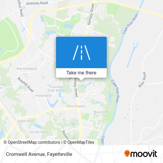 Mapa de Cromwell Avenue