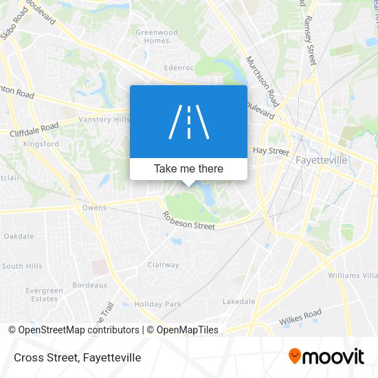 Cross Street map