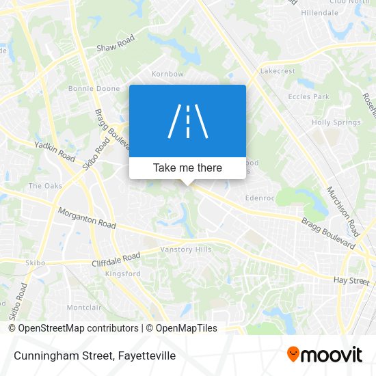 Cunningham Street map