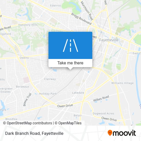 Dark Branch Road map