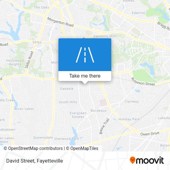Mapa de David Street