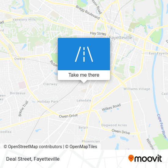 Mapa de Deal Street