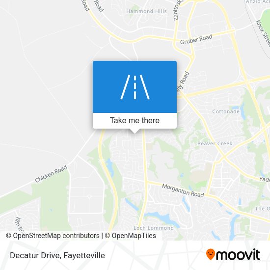 Decatur Drive map