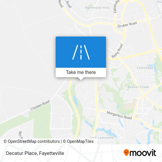 Decatur Place map