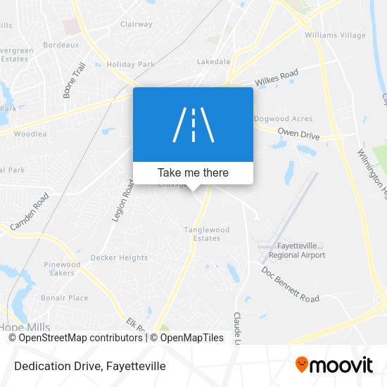 Mapa de Dedication Drive