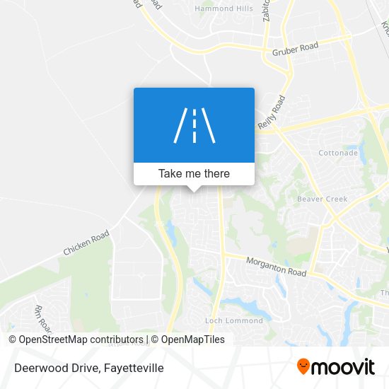 Deerwood Drive map