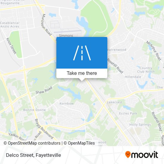 Mapa de Delco Street