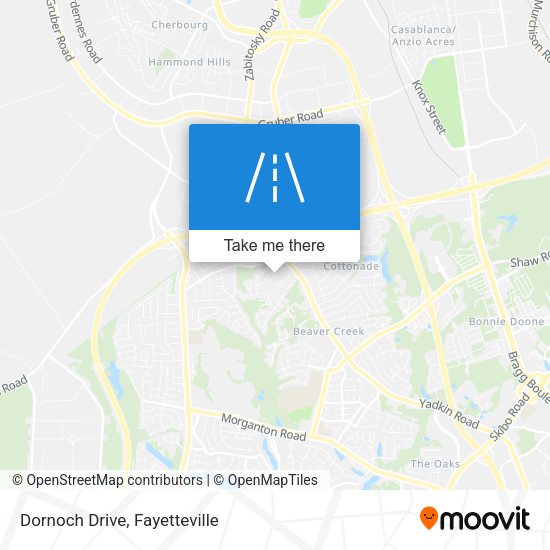 Dornoch Drive map