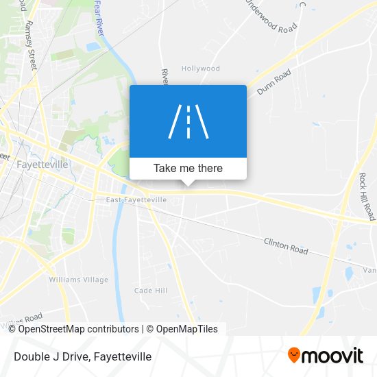 Double J Drive map