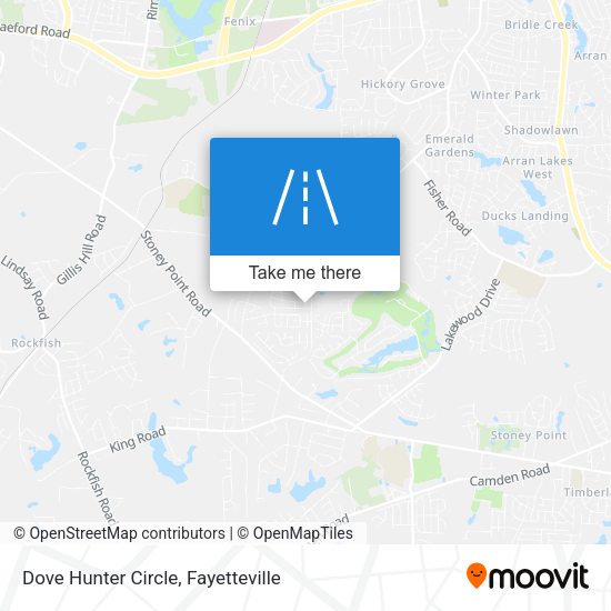 Dove Hunter Circle map