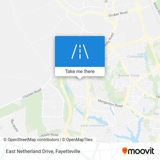 East Netherland Drive map