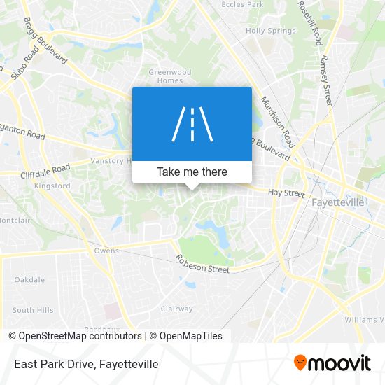 Mapa de East Park Drive