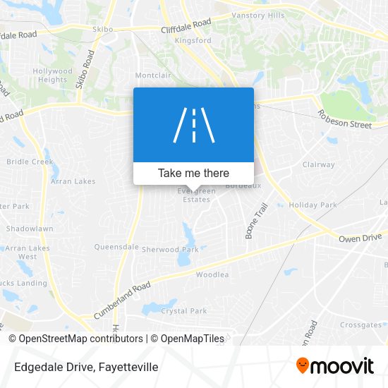 Edgedale Drive map