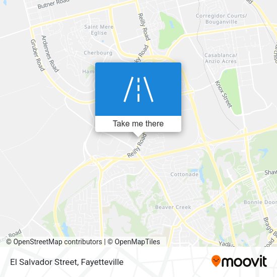 El Salvador Street map