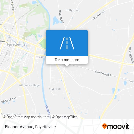Mapa de Eleanor Avenue