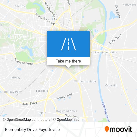 Mapa de Elementary Drive