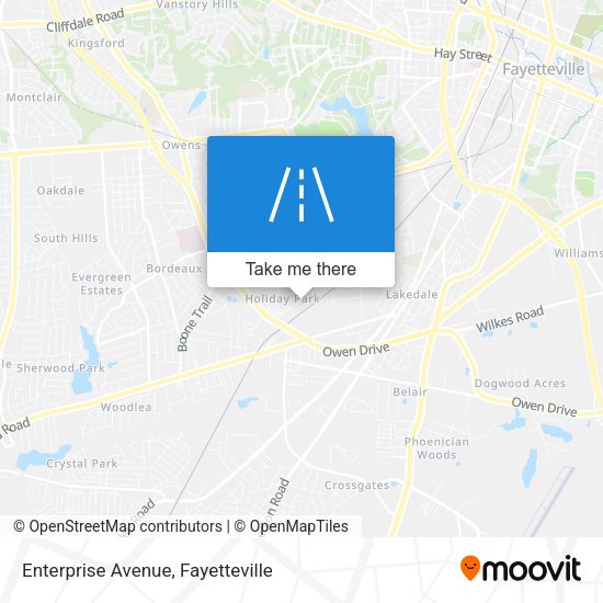 Enterprise Avenue map