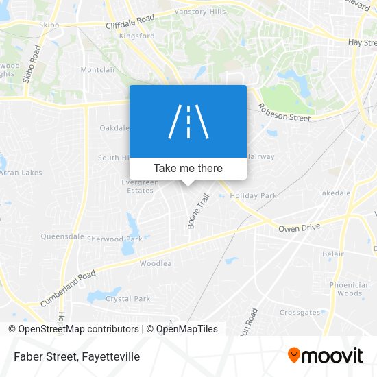 Mapa de Faber Street