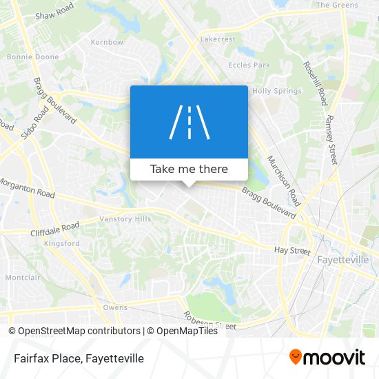 Fairfax Place map