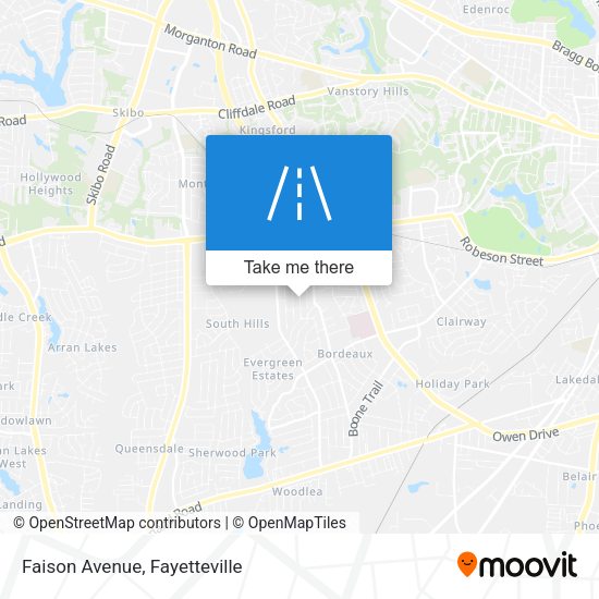 Mapa de Faison Avenue