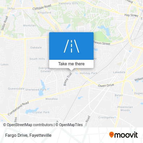 Fargo Drive map