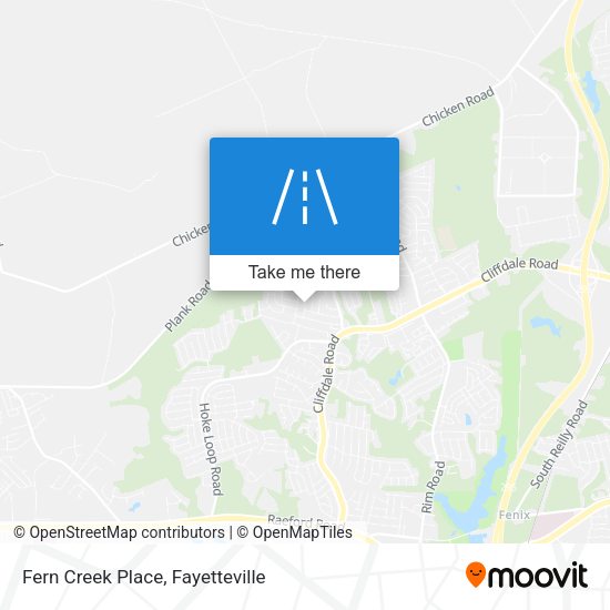 Fern Creek Place map