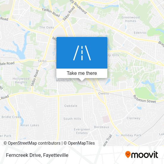 Ferncreek Drive map