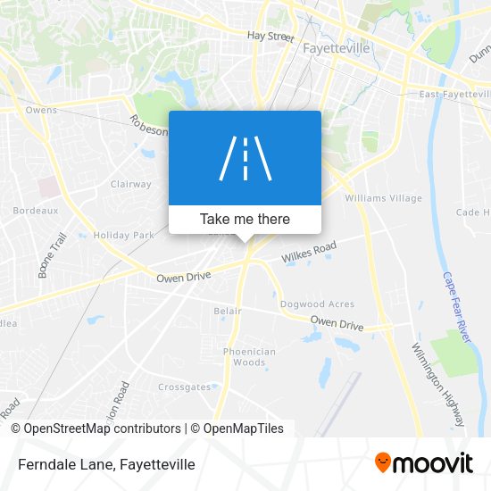 Mapa de Ferndale Lane