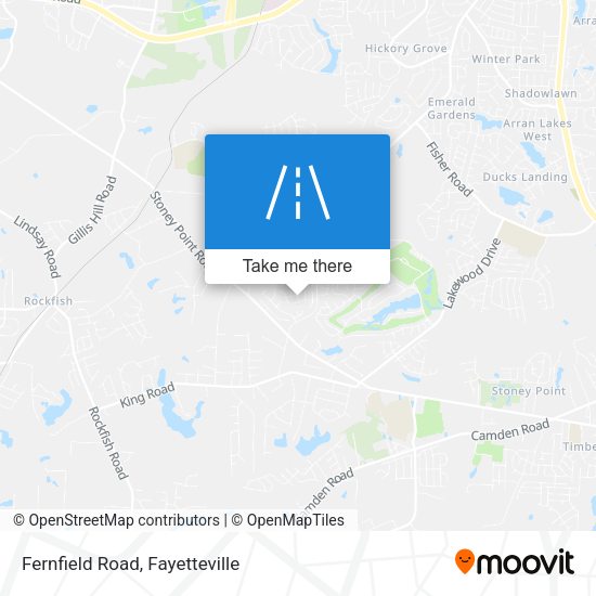 Mapa de Fernfield Road