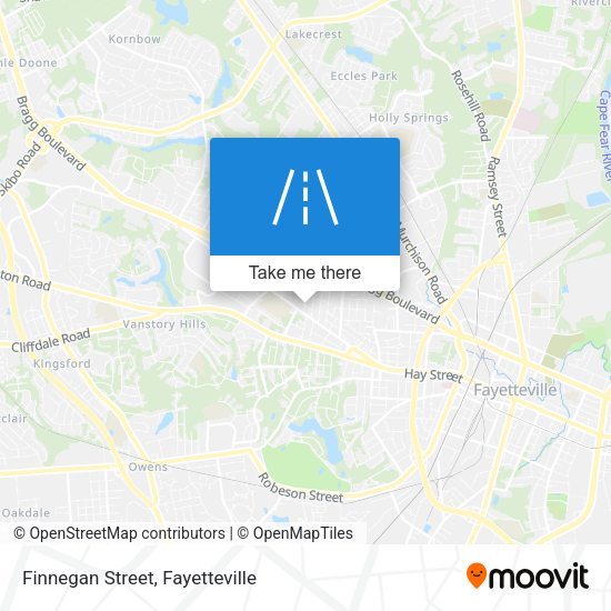 Mapa de Finnegan Street