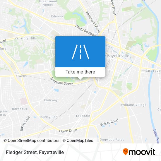 Fledger Street map