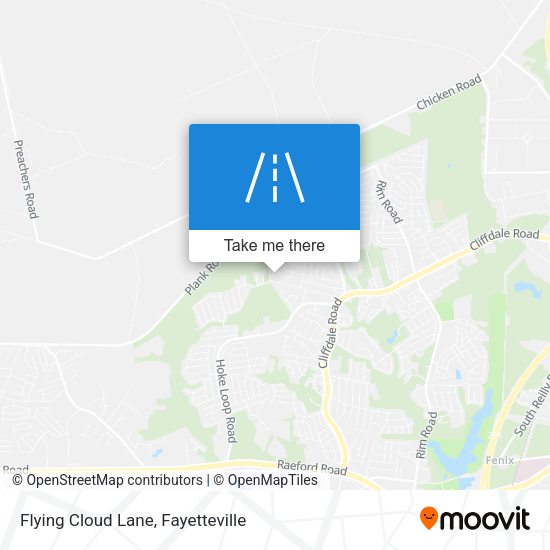 Mapa de Flying Cloud Lane